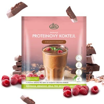 Čokoládovo-malinový koktail Express Diet, 60 g