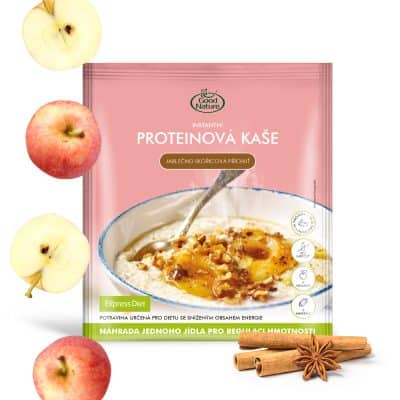 Kaša s jablkovo-škoricovou príchuťou Express Diet, 60 g