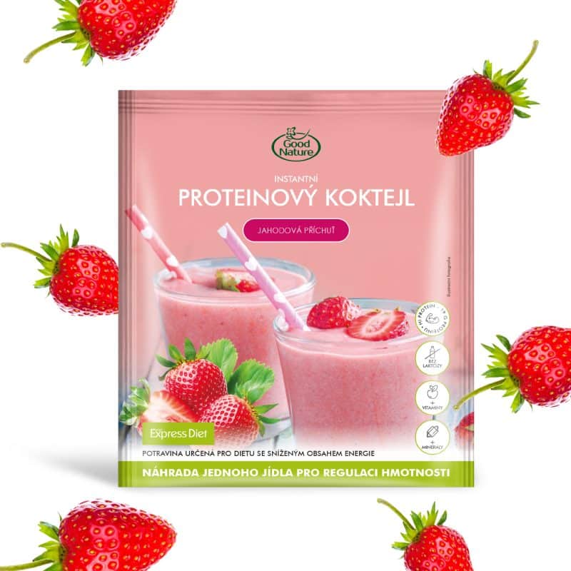 Koktail s jahodovou príchuťou Express Diet, 59 g