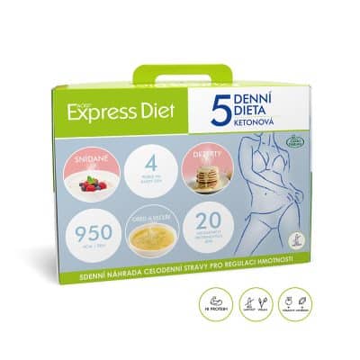 5 dňová diéta EXPRESS DIET 20 jedál, 1 180 g - nová receptúra bez laktózy